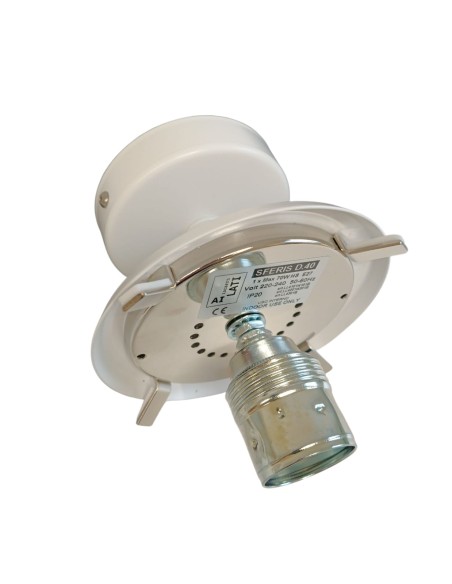 Structure de plafond Zafferano ll4201b sferis Ø 400x470mm blanche