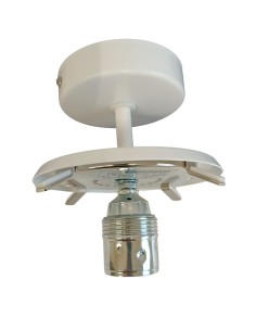 Zafferano ll4201b sferis ceiling structure Ø 400x470mm white 2