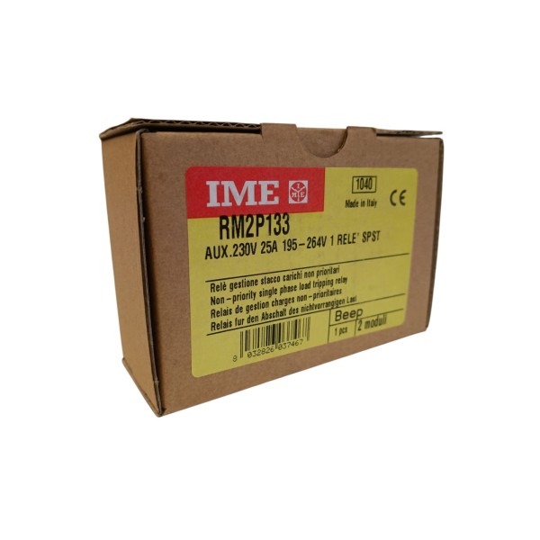 Ime rm2p133 beep rele' stacca carichi monofase fino 6kw