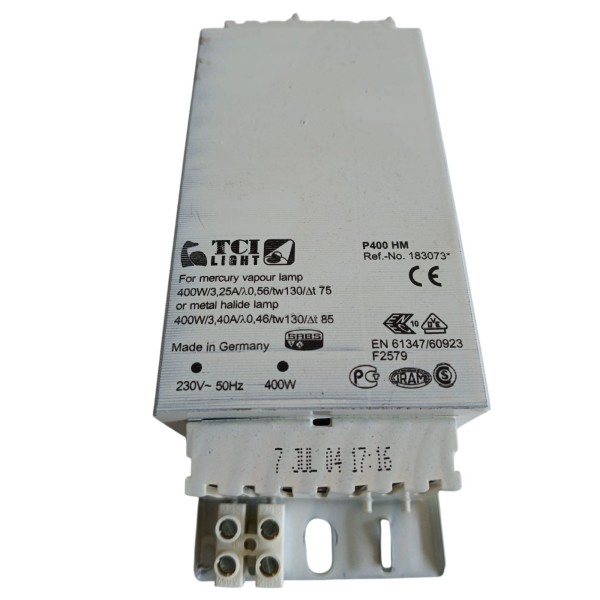 Tci 183073 p 400 hm hid ballast mercury vapor/metal halide 400w