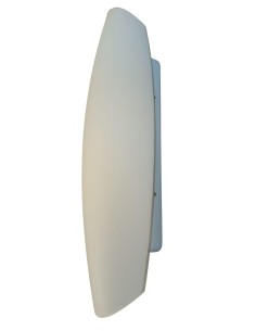 Esedra 312614f wall lamp bua 26w g24d3 white opal glass