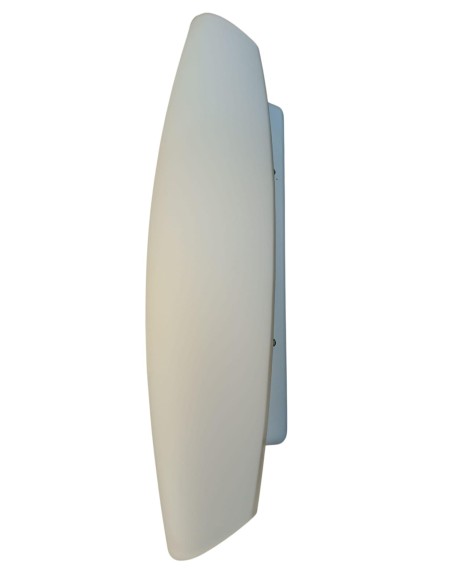 Esedra 312614f wall lamp bua 26w g24d3 white opal glass