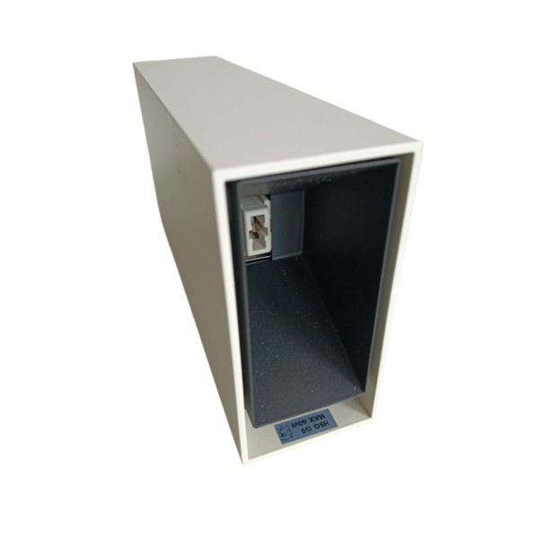 Viabizzuno a6.521.08 Clv2 lampada a parete nero / avorio g9 60w