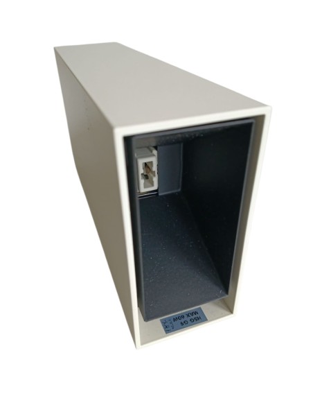 Viabizzuno a6.521.08 Clv2 lampada a parete nero / avorio g9 60w