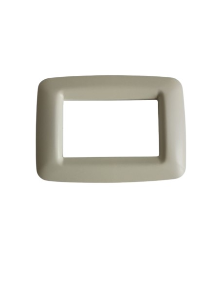 Gewiss gw32313 placca playbus young 3 posti  bianco perla