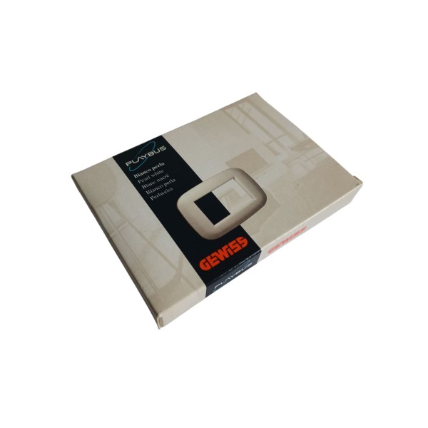 Gewiss gw32313 playbus young 3-seater plate pearl white