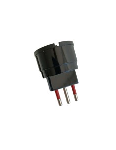 Adaptateur Schneider OVA78018 Shuko 10 A + T noir