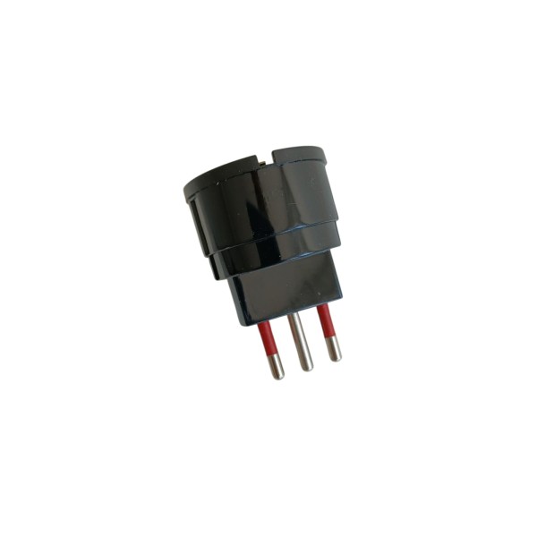 Schneider ova78018 shuko adapter 10a+t black