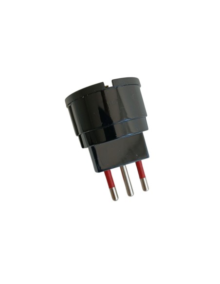 Schneider ova78018 adattatore shuko 10a+t nero