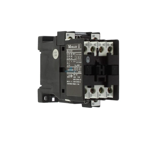 Eaton 027437 Dilr31 auxiliary contactor 24v 50/60hz 3na 1nc
