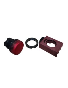 Voyant indicateur lumineux rouge diffus GE Power 185791 P9xlrd&lamp