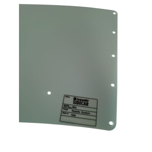 Artemide 960150 sidecar milo notte diffusore azzurro