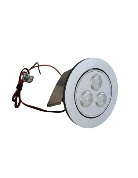 Nobile illuminazione 225/3k/al spot encastré LED 3x3W 700mA 3100K aluminium
