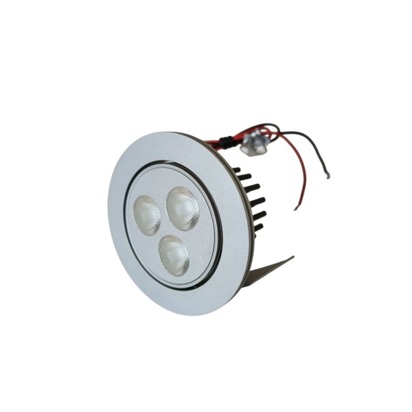 Nobile illuminazione 225/3k/al spot encastré LED 3x3W 700mA 3100K aluminium