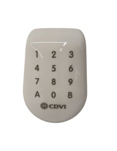 Cdvi solarkpw access control reader + 125khz white keypad