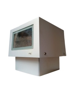 Lampe à incandescence Simes S.5012.14 Lift quad 1f 60° 100 W E27 grise IP65 2