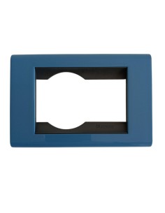 Bticino 4750az placca living unel 1p azzurro