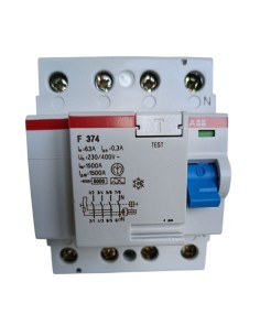 Abb ey 636 3 F374 pure differential switch 4p 63a 0.3a 2