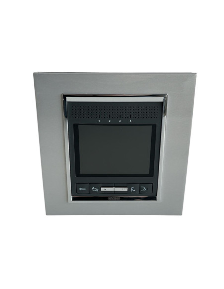 Gewiss GW18343VT Videocitofono Lux Vivavoce Colori da parete Titanio