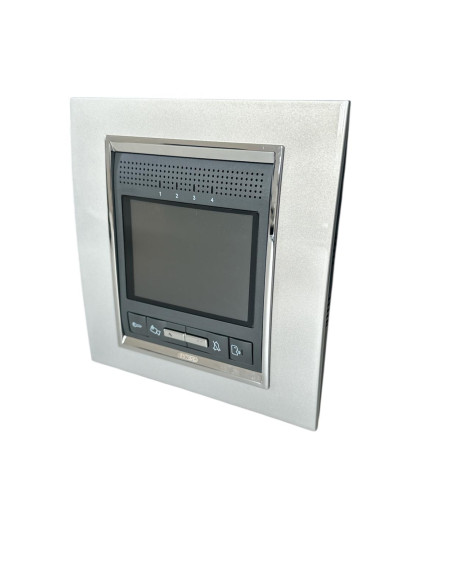 Gewiss GW18343VT Videocitofono Lux Vivavoce Colori da parete Titanio