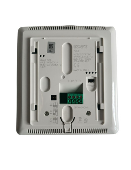 Elvox 7558 Videocitofono Tabfree4,3 2 fili vivavoce bianco