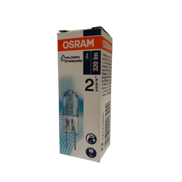 Osram h64425 halostar g4 spillo chiara 20w 12v 2800k