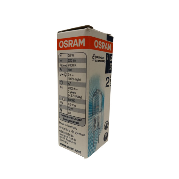 Osram h64425 halostar g4 spillo chiara 20w 12v 2800k