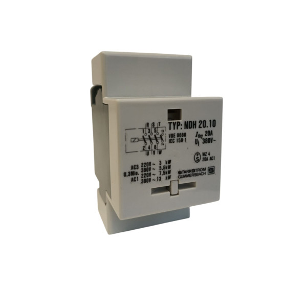 Square d ndh2010380 contattore tripolare 20a bobina 380v 50//60hz con contatto aux no