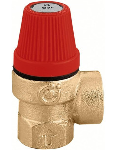 CALEFFI 311430  Valvola di sicurezza femmina-femmina 1/2" 3 bar