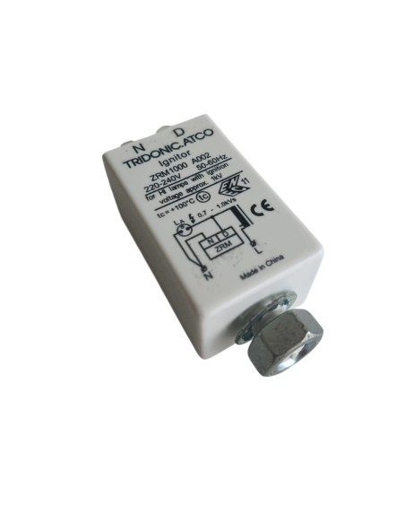 Ignitor 220v accenditore zrm1000 a002