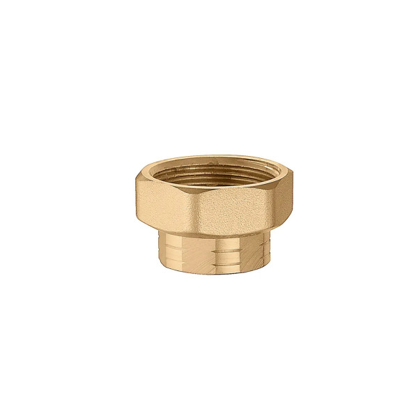 Caleffi 165002 bocchettone con calotta mobile completo di guarnizione guarnizione 1 1/2' femmina x 1" femmina