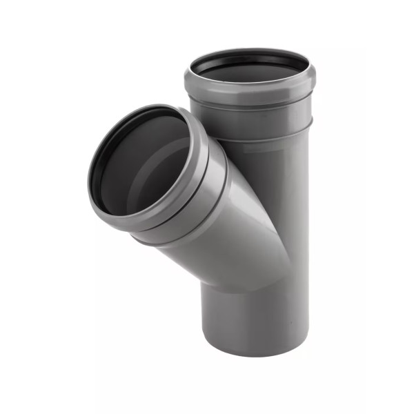 Wavin 242072d Ed Tech Braga ridotta HTEA 45° 160x125