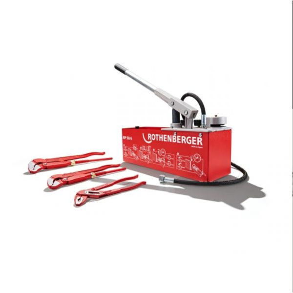 ROTHENBERGER - Pompa di prova RP 50-S con set di pinze