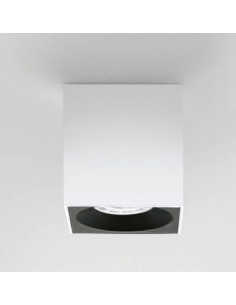 Linea Lighr 59406 Baton-Q3 Gu10 35w Q.80x155 Bianco/Nero