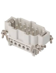 Gewiss GW76104 Inserto maschio 57x27 10P+T 16A 500V Vite C.p.