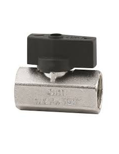CIMBERIO CIM011-1/2 VALVOLA A SFERA "MINI" - PN 150 - FEM/FEM - MANIG.IN NYLON NERA