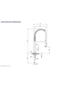 K501 MISCELATORE MONOCOM.LAVELLO C/MOLLA CROMATA 2