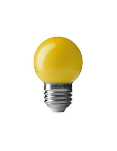 Ampoule LED jaune basique E27 0,5 W