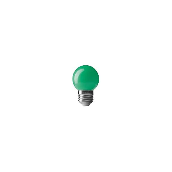 Wiva 12100365 Lampada Sfera Led E27 0,5w Verde 45x68mm 4000°k