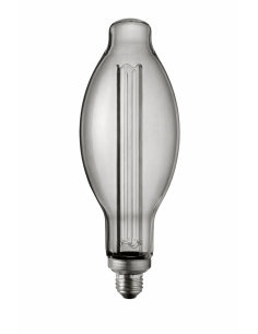 Wiva 12100661 Glasslight e115 fume' e27 4w 2000k d.115x345mm