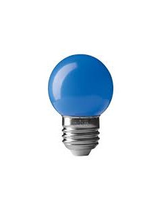 Ampoule LED E27 0,5 W bleue, couleur de base