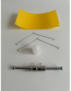 Mizar 6054-62 SAIL spot cromo g6 50w  con diffusore giallo