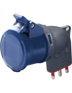 ADATTATORE SPINA PETTINE 16A-PRESA CEE 220V IP44