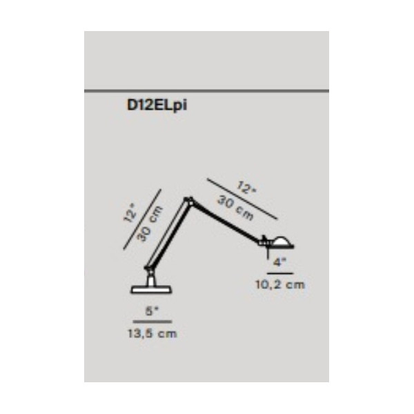 Luceplan d12elpi berenice - mesa 35w 12v gy6,35 plata sin reflector