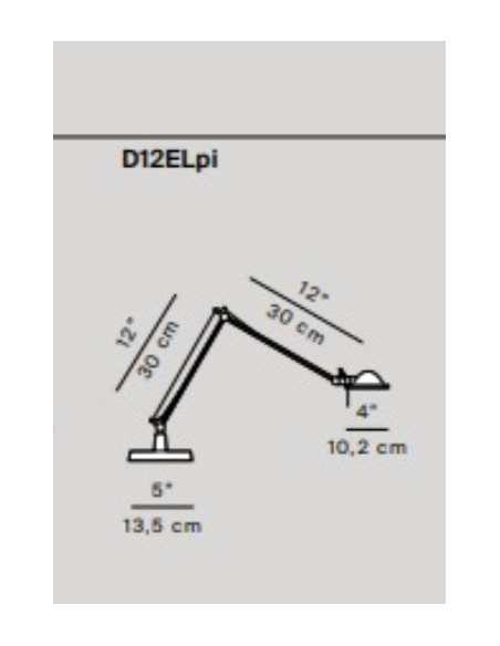 Luceplan d12elpi berenice-tisch 35w 12v gy6,35 silber ohne reflektor
