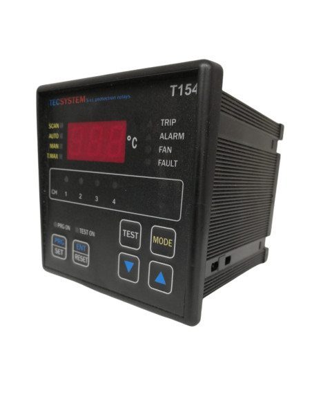 T154 Tecsystem centralina di controllo termico trafo mt 24-240Vac/cc