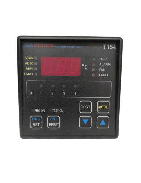 T154 Tecsystem centralina di controllo termico trafo mt 24-240Vac/cc