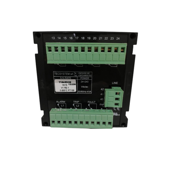 T154 Tecsystem centralina di controllo termico trafo mt 24-240Vac/cc