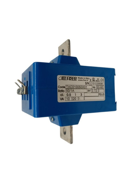 Fre TAC010050X01 Trasformatore amperometrico misura primario avv. 50/1a