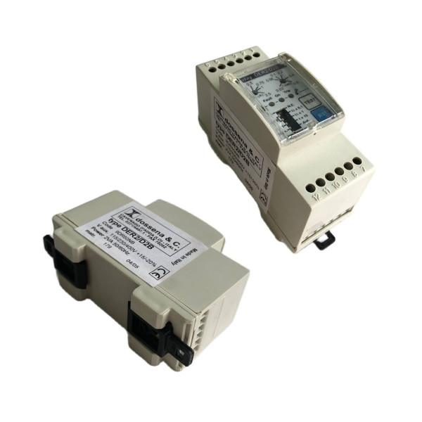 Dossena der2/d2b relé differenziale 115/230/400vac din 2 moduli